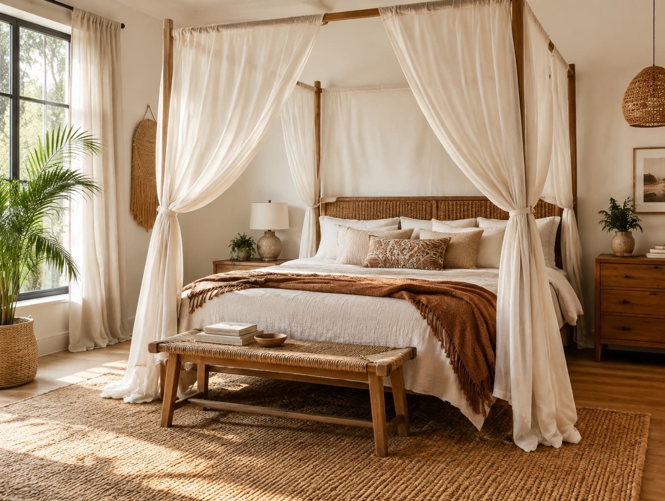 Stylish Boho-Chic Bedroom Design