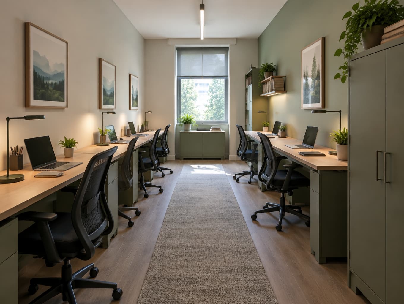 Innovative Office Interior for Focused Work