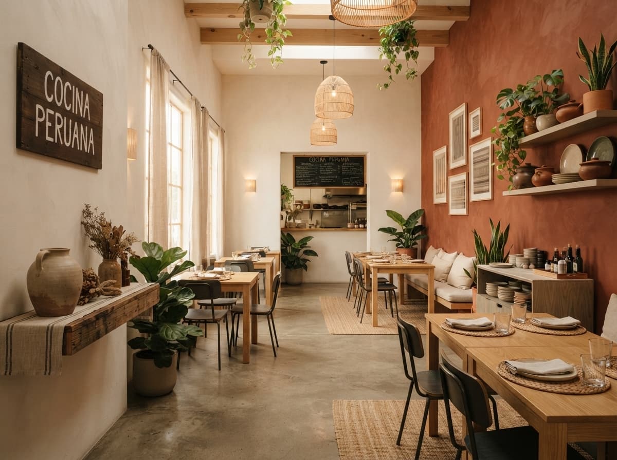 Chic Peruvian Restaurant Interior Proposal