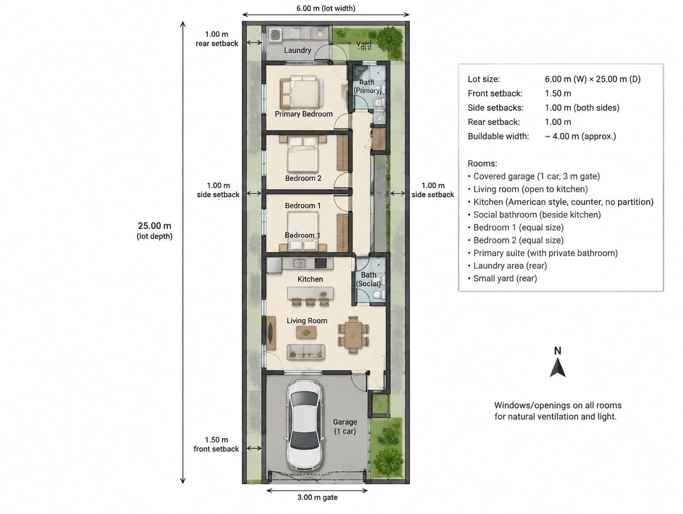 Efficient Floor Plan for Modern Living