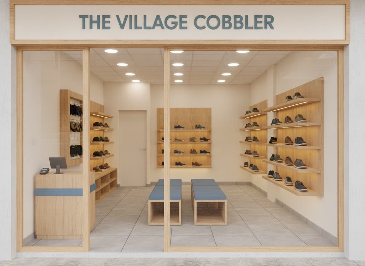 Stylish and Practical Shoe Shop Interior Design