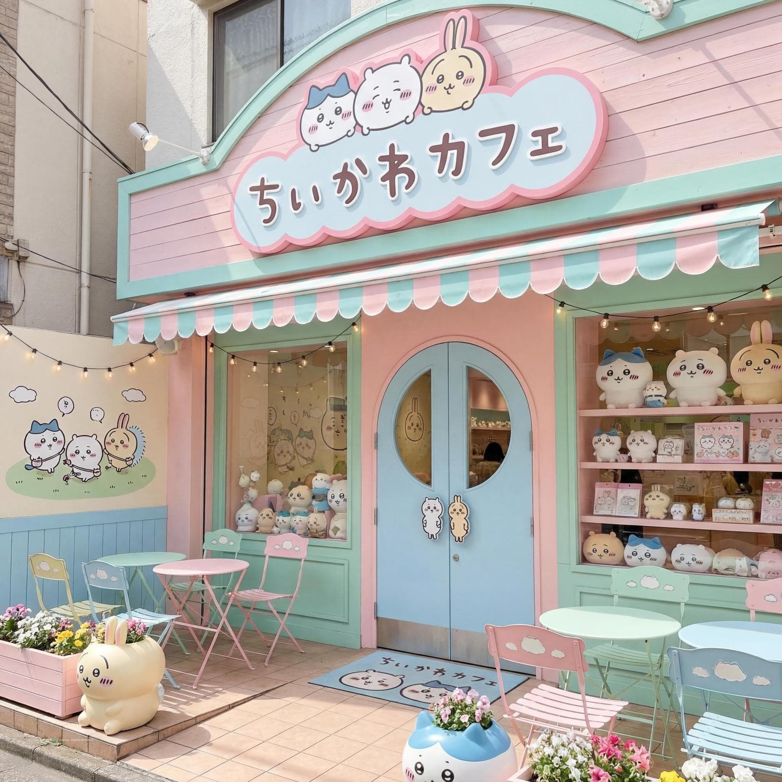 Whimsical Chiikawa Cafe Design Inspiration