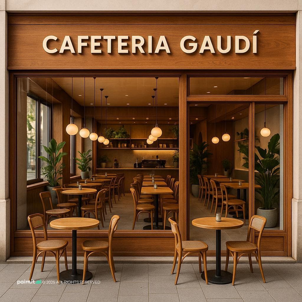 Stunning Interior of Cafeteria Gaudi