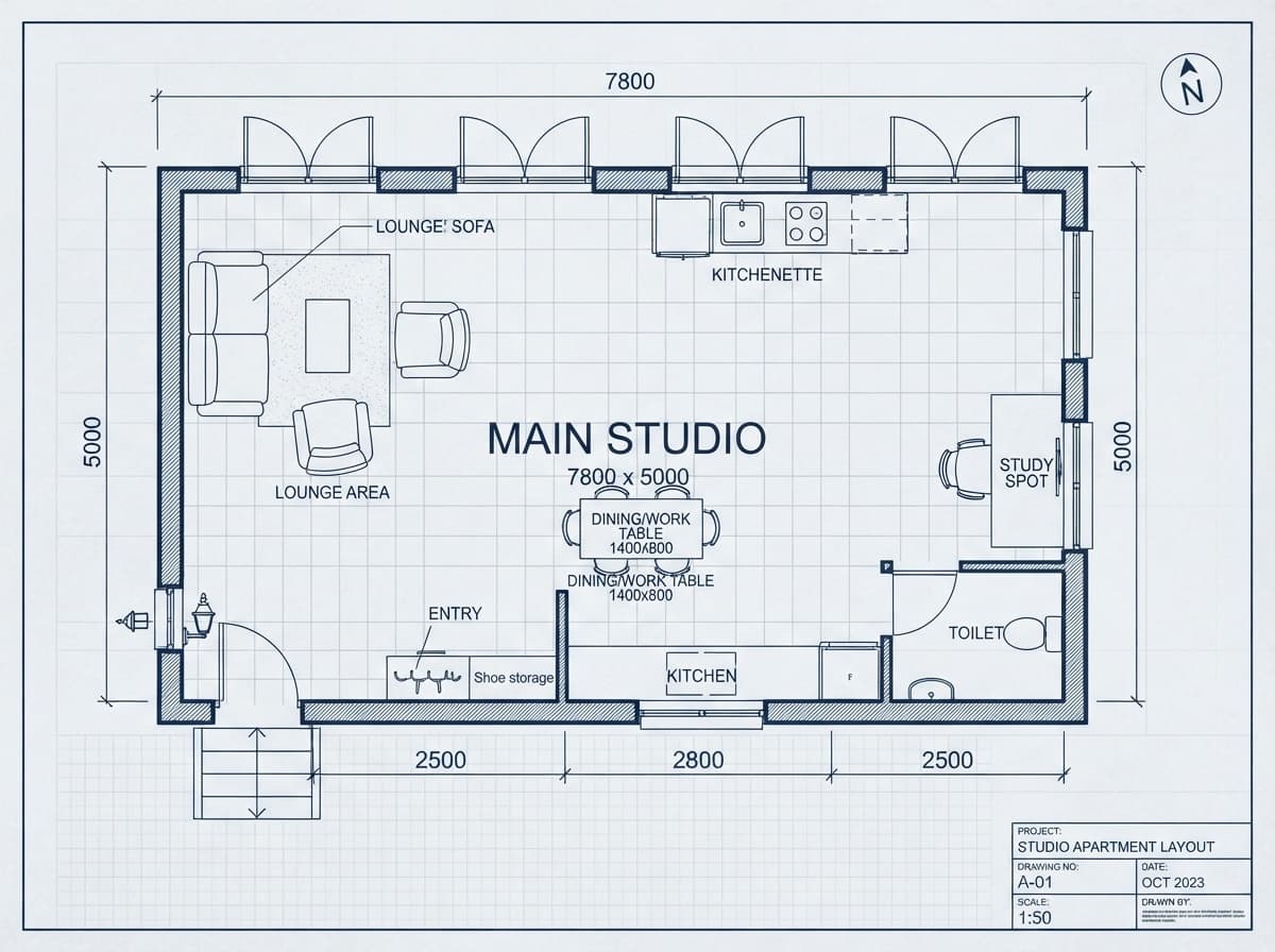 Elegant Blueprint Design for Modern Living