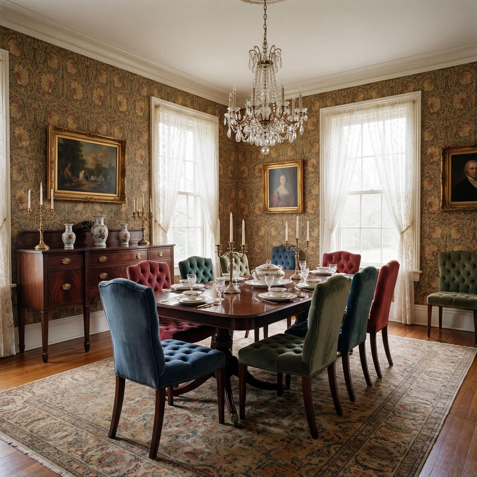 Charming Vintage Dining Room Inspiration