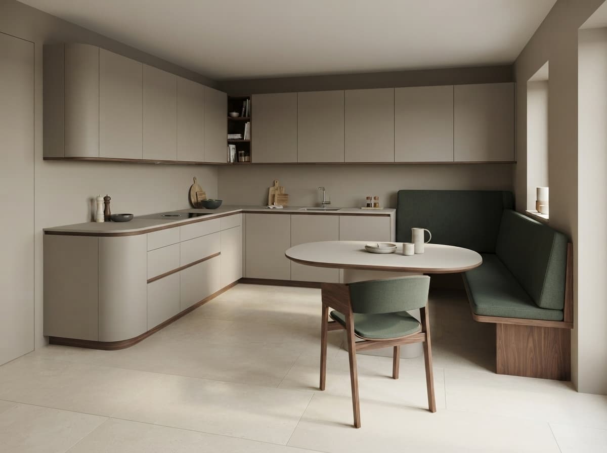 Stylish Warm-Contemporary Kitchen Interior