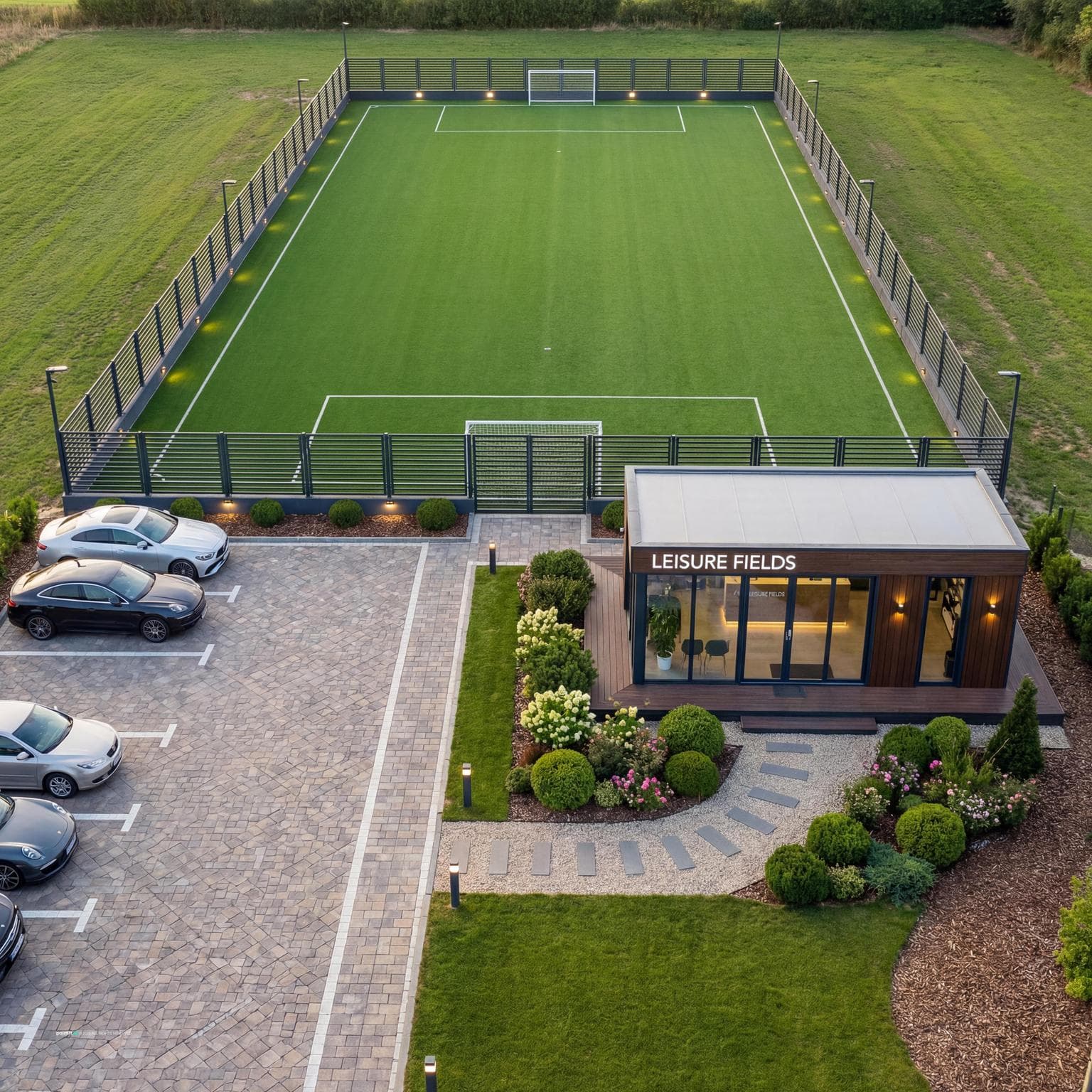 Sophisticated Sports Facility Exterior Design