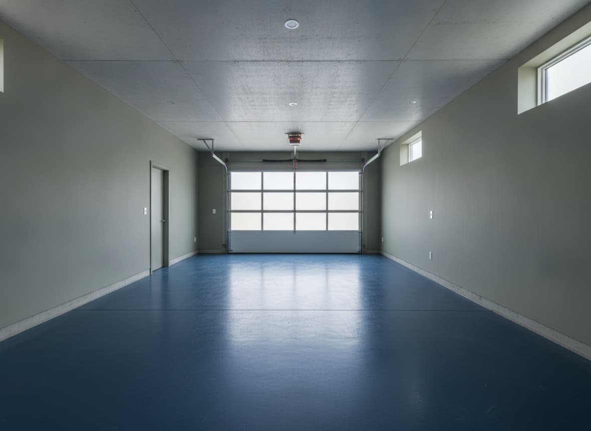 Elegant Two-Car Garage Interior Visualization