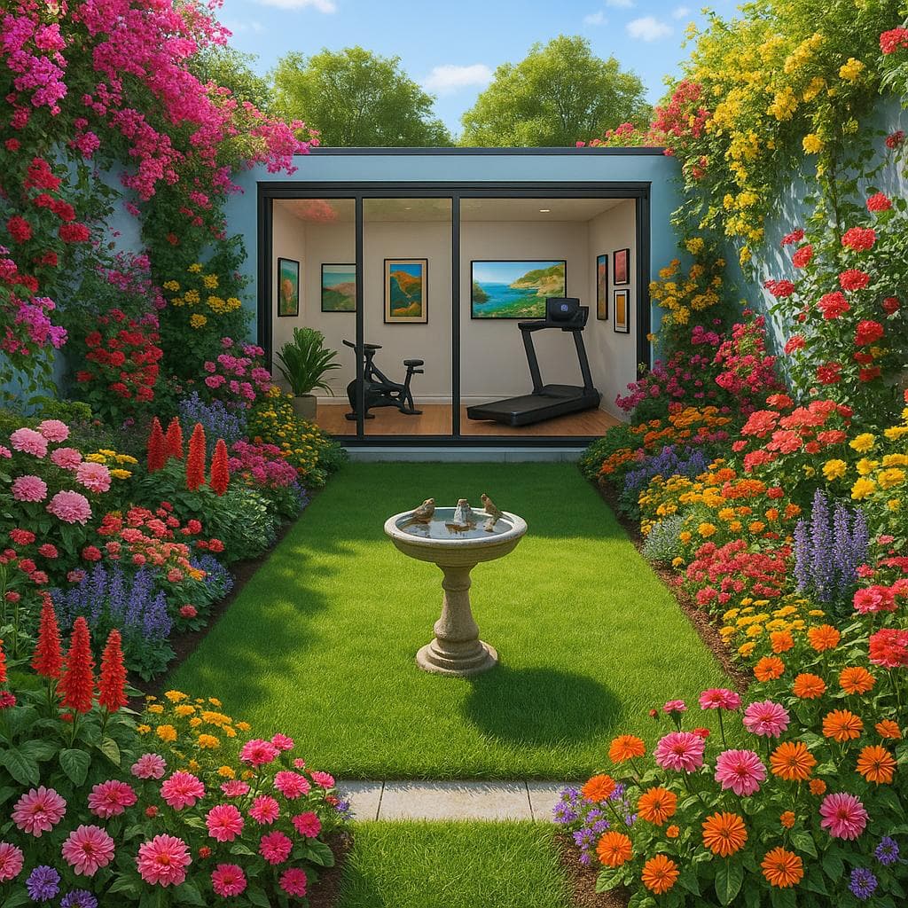 Stunning Backyard Makeover with Colorful Foliage