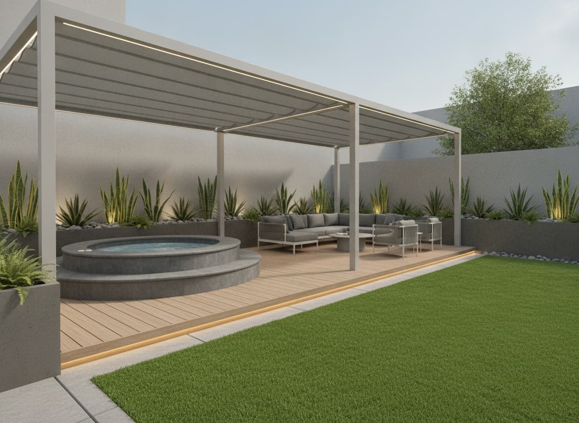 Stylish Backyard Oasis Design